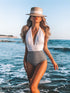 One-piece Halter Matching Belly Bikini Women - ROUTINE FASHION
